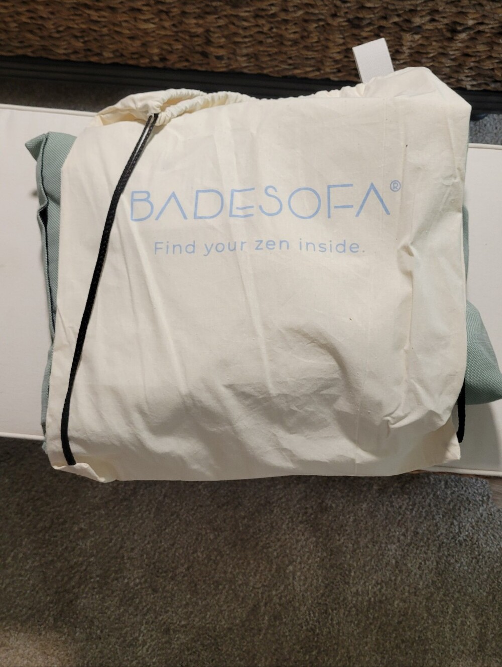 Sage Green Decorative Bath Pillow - Picture 8 of 11